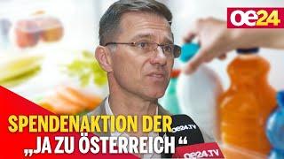 Sozialsystem hat versagt: Spendenaktion der Partei "JA zu Österreich"