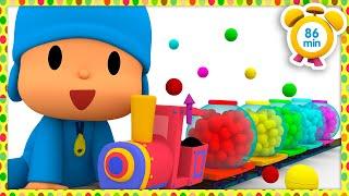  POCOYO ENGLISH - Learn Numbers with Color Balls [86 min] Full Episodes VIDEOS & CARTOONS for KIDS