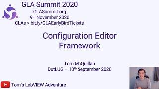 DutLUG: LabVIEW Configuration Editor Framework (CEF)