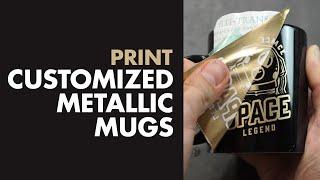 Customized Metallic Mugs with Multi-Trans Metallic