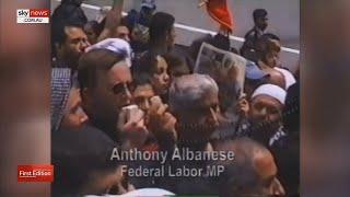 Old footage surfaces of Anthony Albanese at pro-Palestine rally