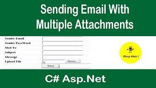 sending email using asp.net  c# with multiple attachment files