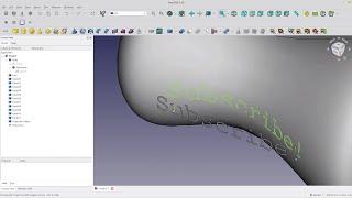 FreeCAD Tutorial - Project Text onto a Curve
