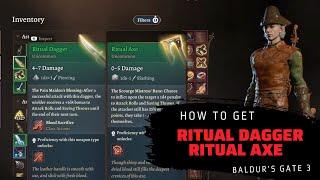 How to find the Ritual axe and Ritual dagger in Baldur's gate 3 | Act 1