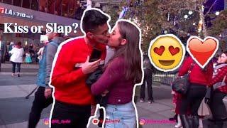 Kiss or Slap? ️️ | Public Interview at L.A. Live