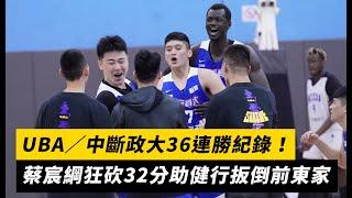 UBA／中斷政大36連勝紀錄！蔡宸綱狂砍32分助健行扳倒前東家｜NOWnews