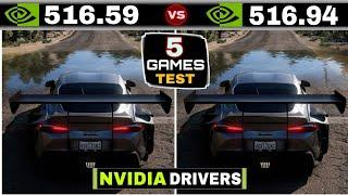 Nvidia Drivers (516.59 vs 516.94) | Nvidia 516.94 New Update | GTX 960