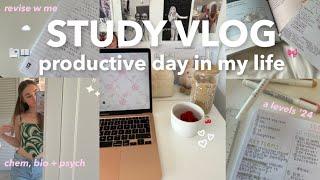 study vlog | day in the life revising for a levels