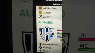 Nueva Temporada Liga Argentina y Nacional para Pes 2021.