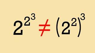a basic but confusing rule of exponents