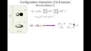 CompChem.04.02 Post-Hartree-Fock Theory: Electron Correlation and Configuration Interaction