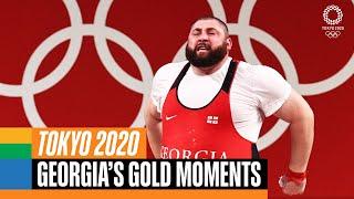   Georgia's gold medal moments at #Tokyo2020 | Anthems