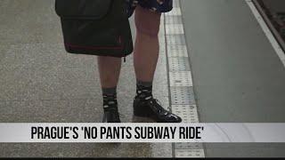 Prague's No Pants Subway Ride