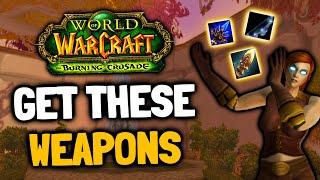 Easy Epic Weapons to get for TBC Classic Phase 5