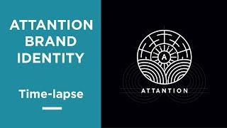 Attantion Brand Identity Time-lapse | Black Bear Creative