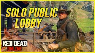 How to make a Solo Public Lobby In Read Dead Online (So Easy!!)