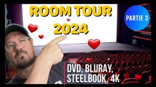 ROOM TOUR 2024: MA COLLECTION DVD, BLURAY, STEELBOOK, 4K (PARTIE 3): DES PÉPITES À DÉCOUVRIR !!