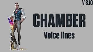 Chamber Voicelines [Valorant/EN]