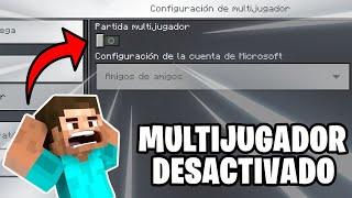 Minecraft PE | Solución a Error de Partida Multijugador Desactivada!