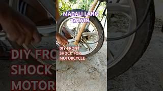 DIY front shock absorber #motovlog  #diy