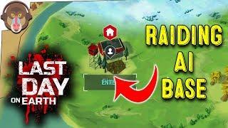 Last Day On Earth Survival Gameplay - RAIDING AI BASE (update 1.11.6)