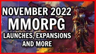 New MMORPG Launches, Content, and Expansions November 2022