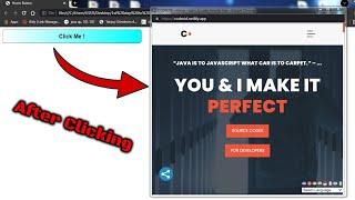 How to Open a Redirecting Link in New Browser Window on Button Click- First Step to HTML - Ep:- 4