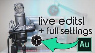 Make Your Mic Sound PRO  OBS Studio, Discord, Teams and more! w/Adobe Audition