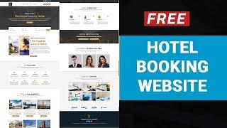 How To Make A Hotel Booking Website With WordPress Free Elementor 2024