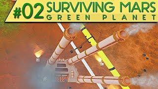 Surviving Mars GREEN PLANET DLC TREIBHAUSGAS Deutsch German Gameplay #2