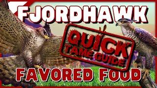 How To Tame The Fjordhawk | Fjordhawk Favorite Food Ark Fjordur