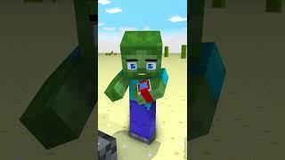 Zombie Becomes Herobrine in Thor's Hammer Challenge ⌚| Transform Watch