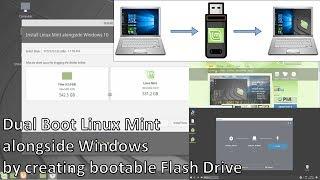 Dual Boot Linux Mint with Windows 10  using Bootable Pen Drive