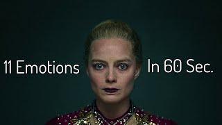 Margot Robbie Displays 11 EMOTIONS in 60 Seconds