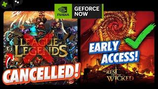 League of Legends is being REMOVED! | GeForce Now News Update