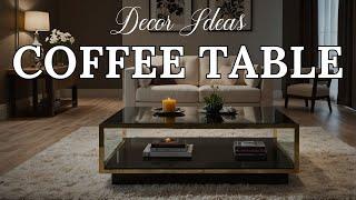 How to Arrange Your Coffee Table Decor to Make It Look Beautiful | Styling Tips & Ideas