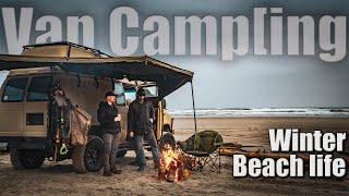 Van Camping - Winter Beach Life HD - Season 2 Episode 6