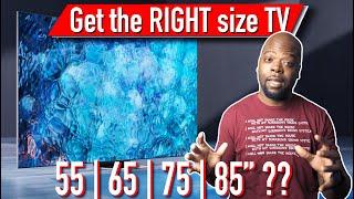 What's the BEST TV Size for your room? | TVs Explained