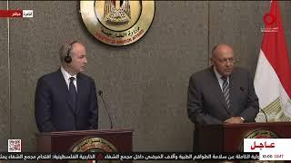 كلمة وزير الخارجية المصري سامح شكري خلال مؤتمر صحفي مع نظيره الأيرلندي
