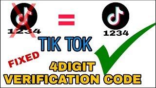 How to fix TikTok 4digit & Verification Code not received Problem Solved 2023