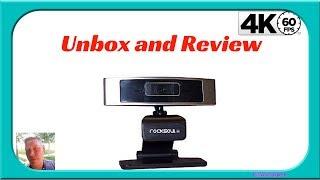 Rocksoul 1080p HD Webcam Unbox and Review (4K)