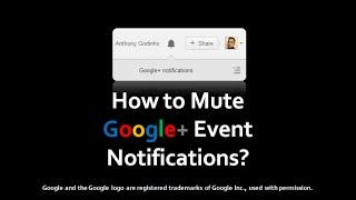 How to Mute Google+ Event Notifications