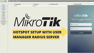 How to Set Up MikroTik Hotspot with User Manager RADIUS Server - Step by Step Guide