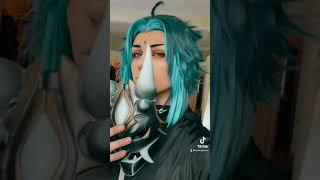 Adeptus xiao genshin impact cosplay first test!