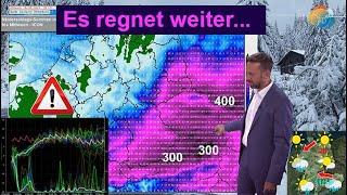 Es regnet weiter! ICON: mehr Regen bis Montag. Wettervorhersage 14.-21.09.2024. Ab Mittwoch wärmer.