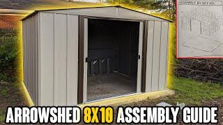 Arrow Shed Assembly - Step By Step