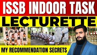 ISSB Lecturette | Recommendation Secret | Sheraz Ahmad Awan