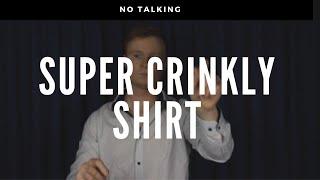 ASMR | crinkle shirt with hand movements