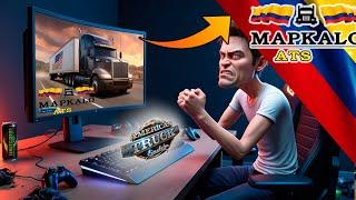 LIVE Instalar Mapa MAPKALO 1.53 PC+ Mod DineroDICIEMBRE American Truck Simulator