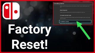 How To Factory Reset Nintendo Switch